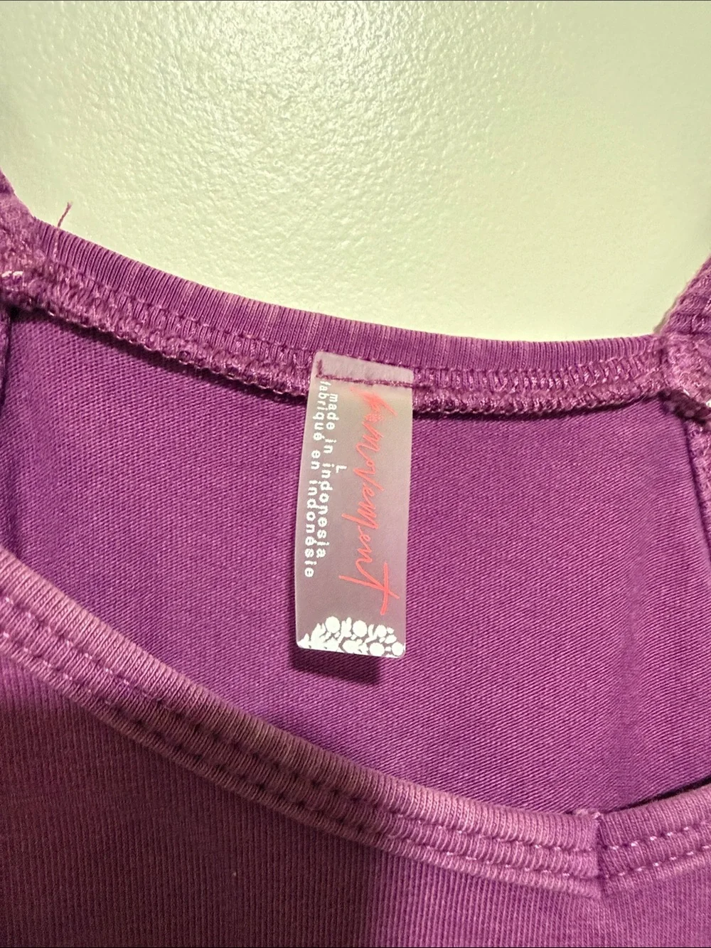 Free People Purple hot shot onesie Relaxed Pocket Jumpsuit l